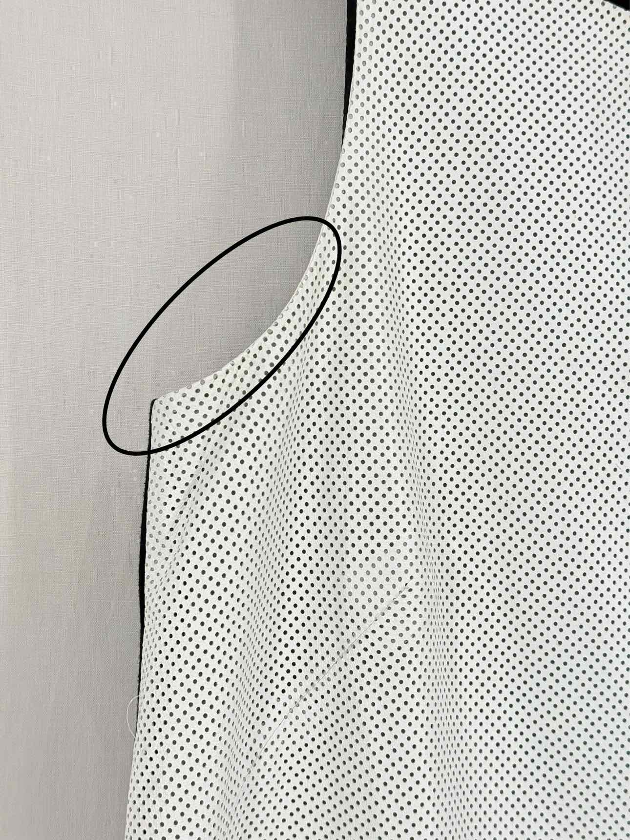 TIBI Off-white & Black Polka Dot Size US 10 Top