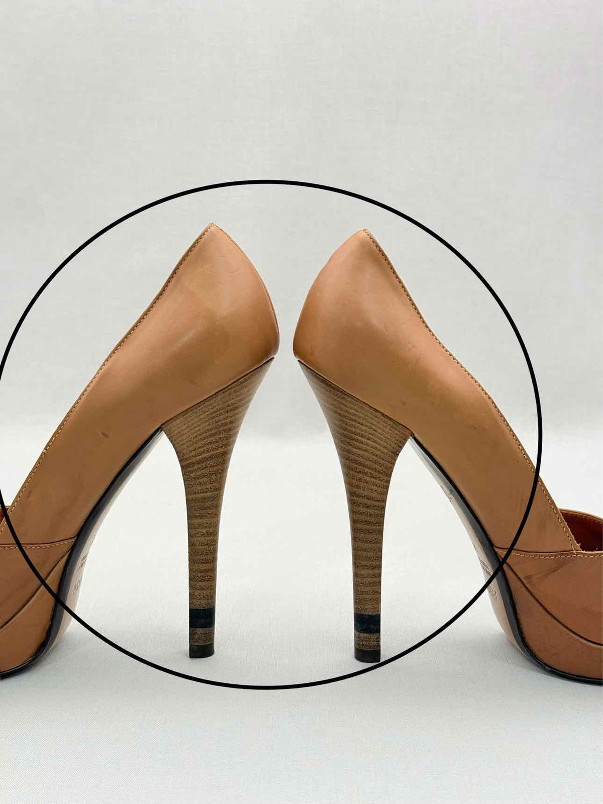 FENDI Peep Toe Tan Size EU 38 Pumps