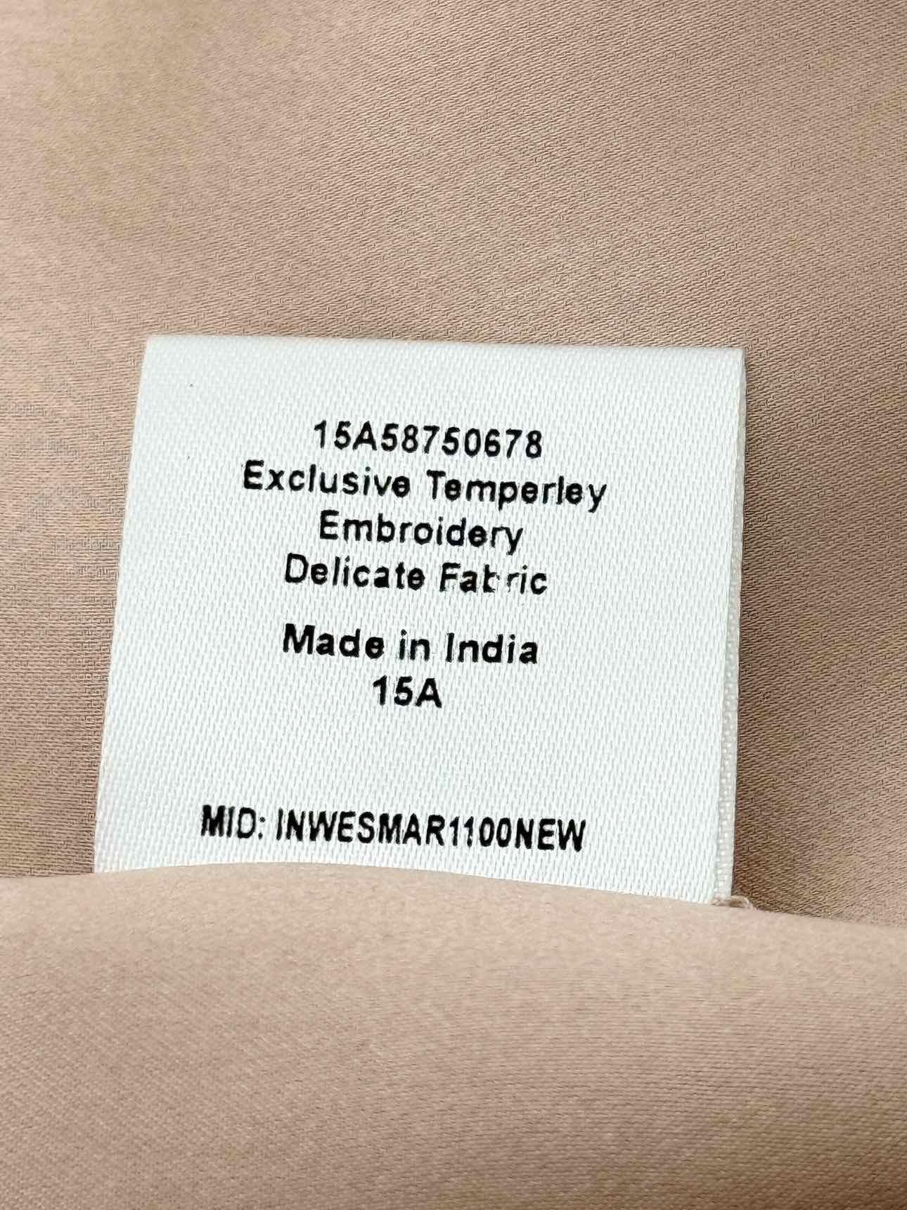 TEMPERLEY Kimono Beige Multicolor Size XSmall Top