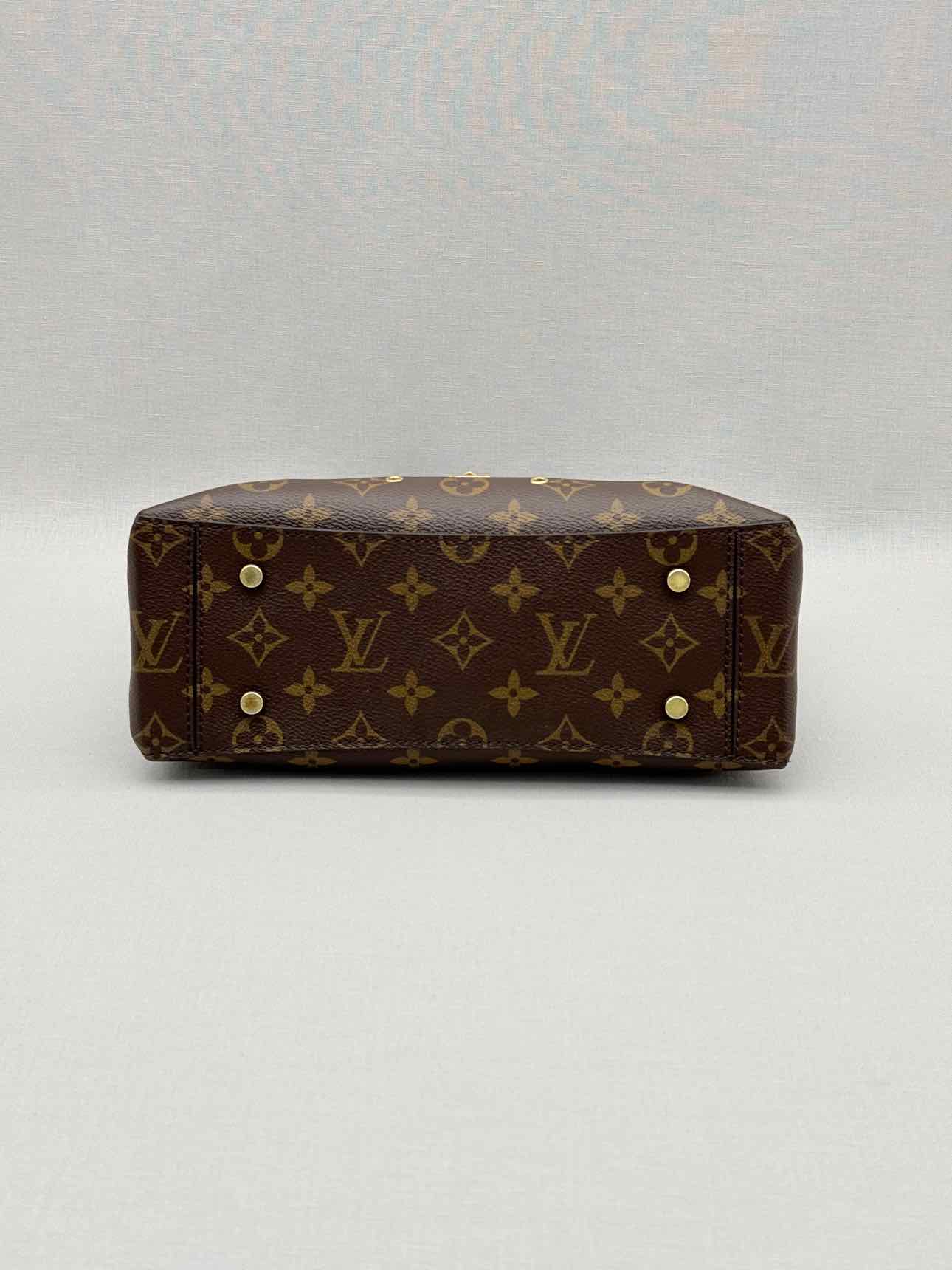 LOUIS VUITTON One Handle Brown & Black Top Handle