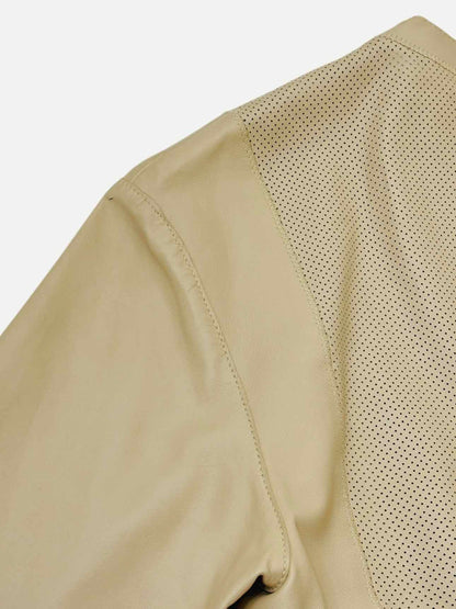 JOSEPH Perforated Beige Size US 4 T-shirt