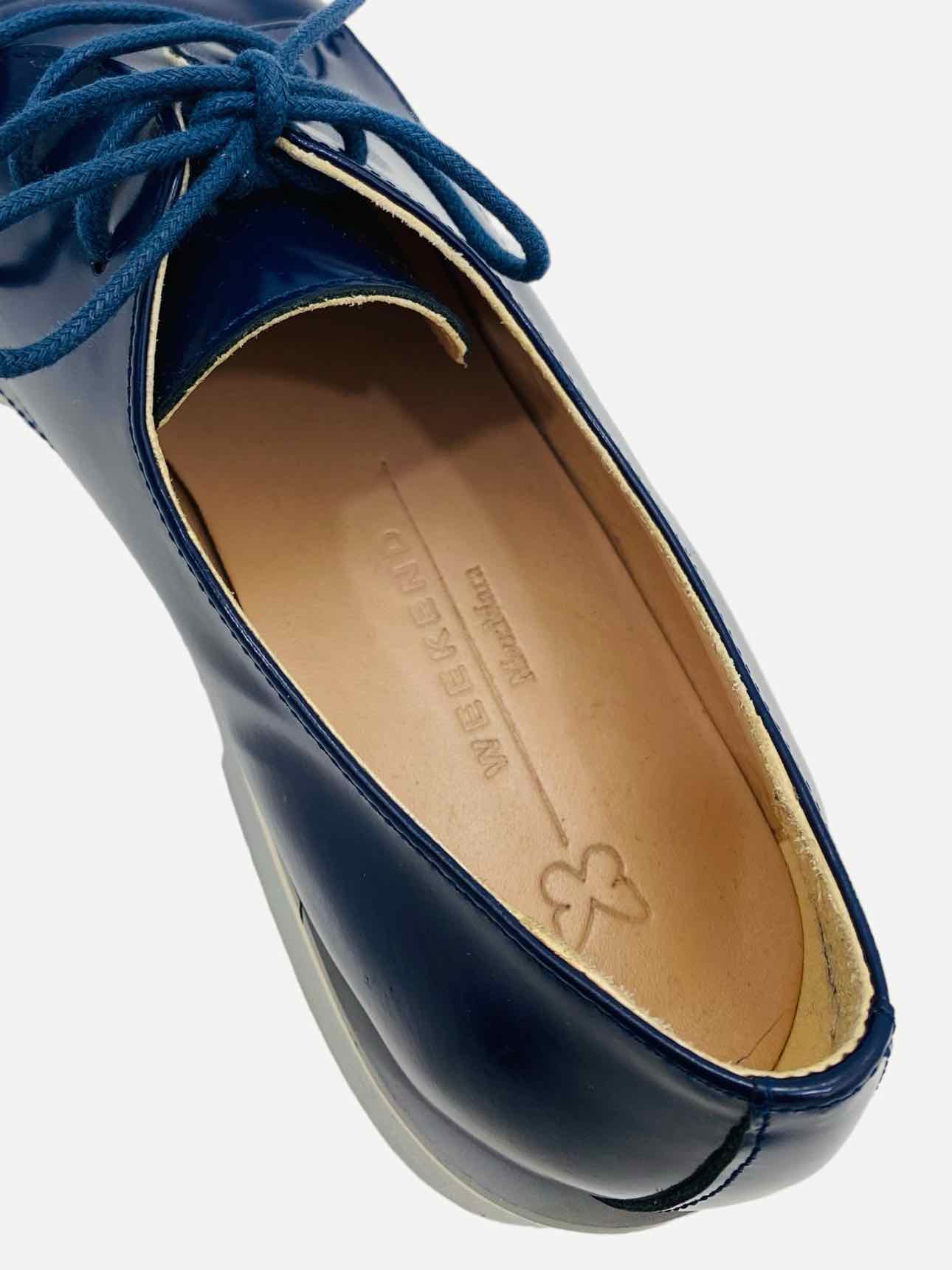 WEEKEND BY MAX MARA Pointed Toe Blue Brogues 39