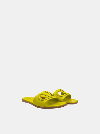 VALENTINO Vlogo Yellow Sandals 42