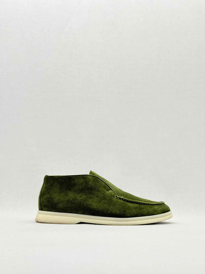 LORO PIANA Open Walk Green Size EU 39 Ankle Boots
