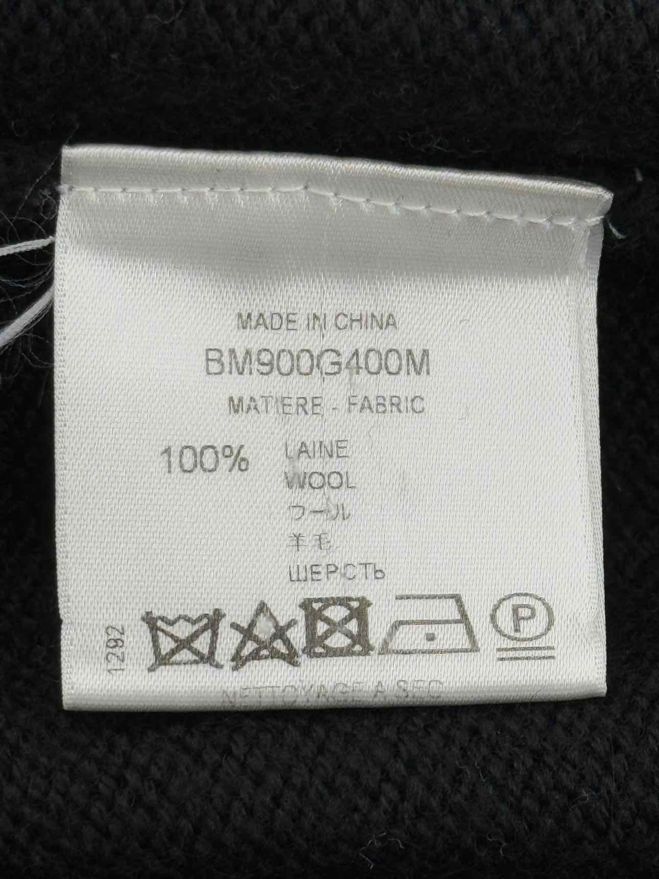 GIVENCHY Black Logo Print Size Small Sweater