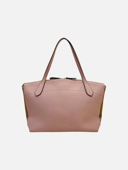 BURBERRY Dusky Pink Check Shoulder Bag