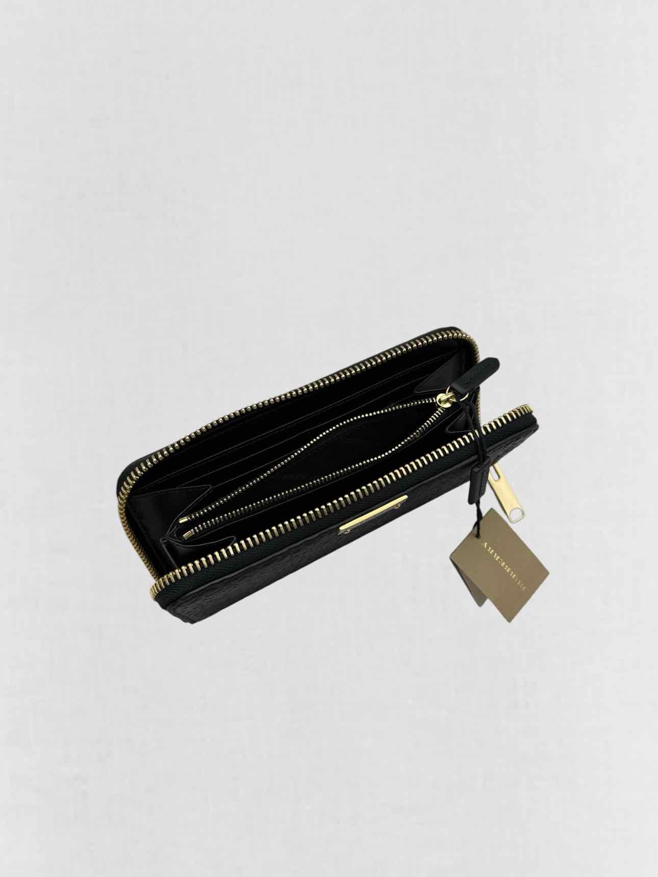 BURBERRY Black Continental Wallet