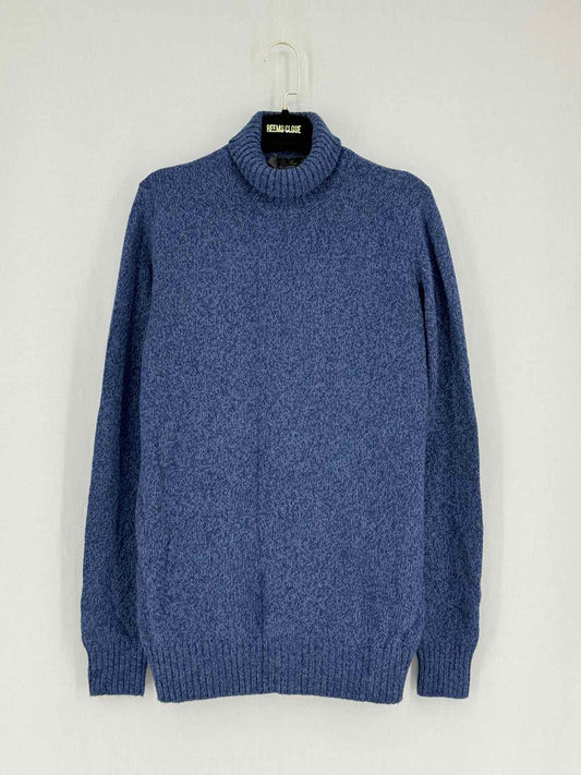 LORO PIANA Navy Blue Knit Size XXLarge Sweater