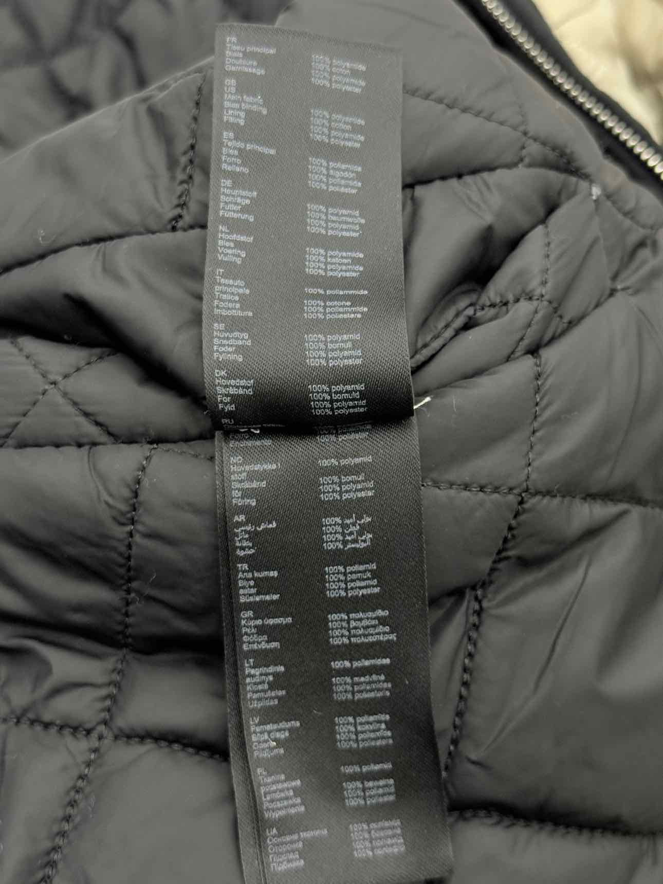 MAJE Black Quilted Size XSmall Coat