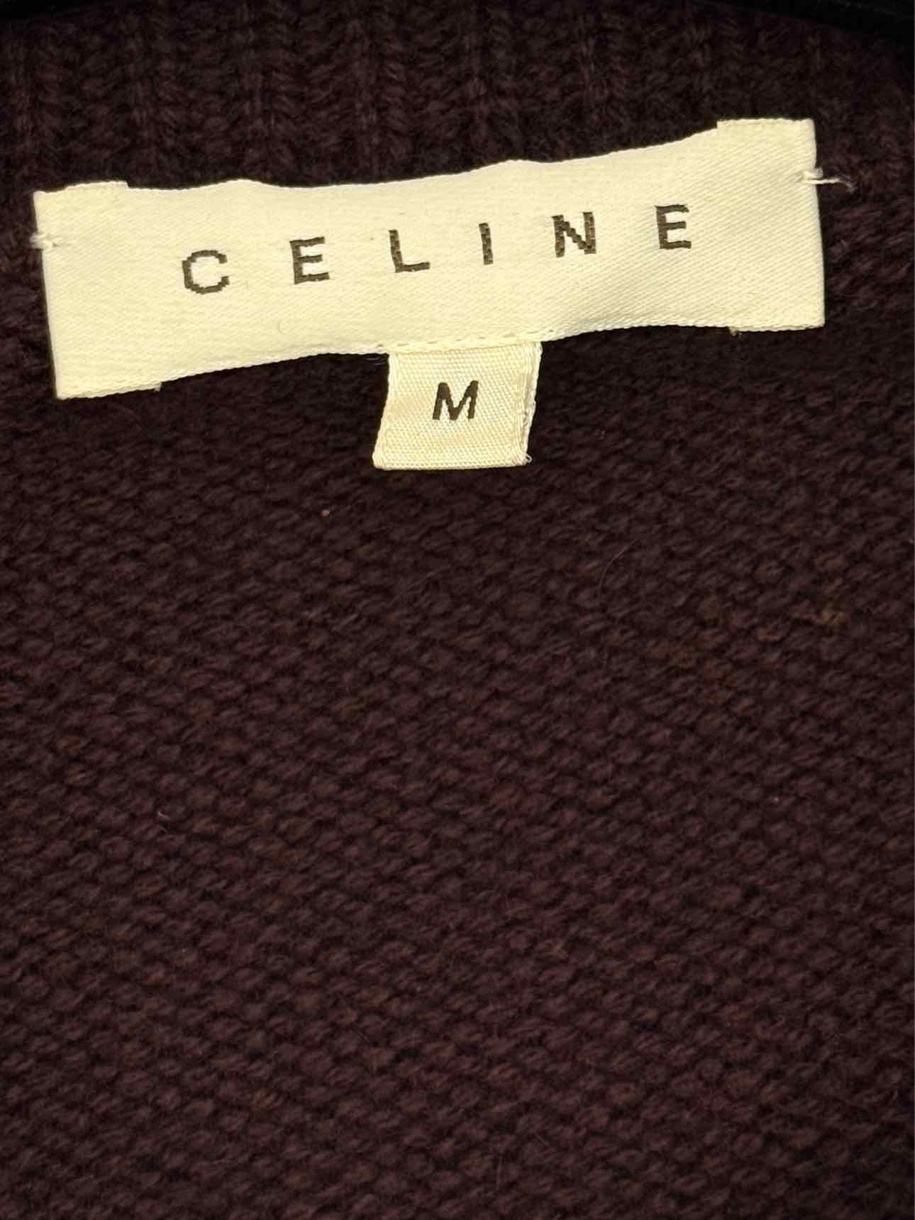 CELINE Purple Size Medium Cardigan