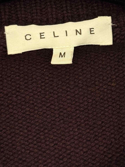 CELINE Purple Size Medium Cardigan