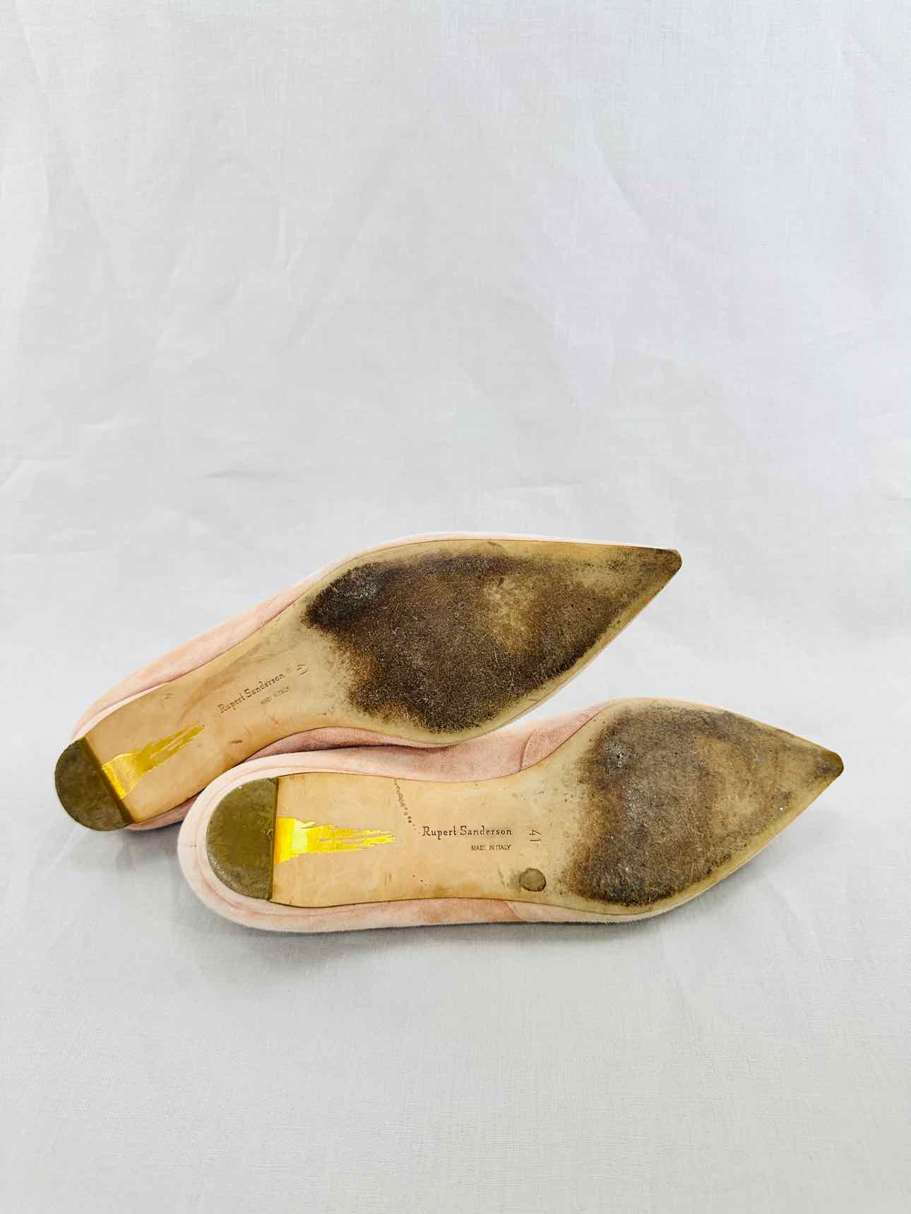 RUPERT SANDERSON Peach Size EU 41 Flats