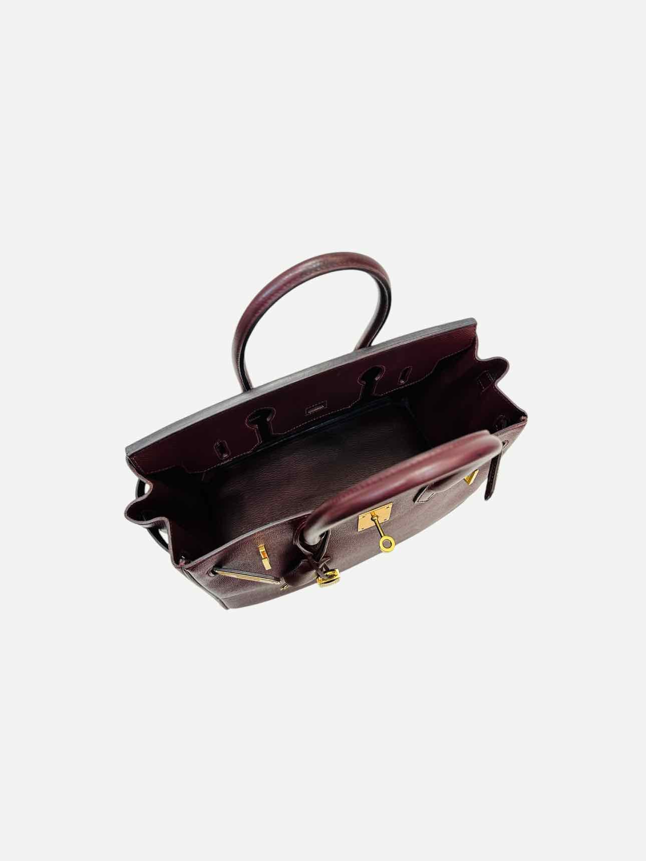 HERMES Birkin Bordeaux Top Handle