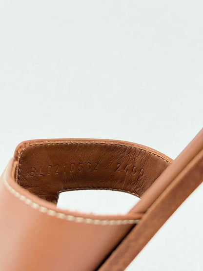 HERMES ORAN Brown Size EU 41.5 Sandals