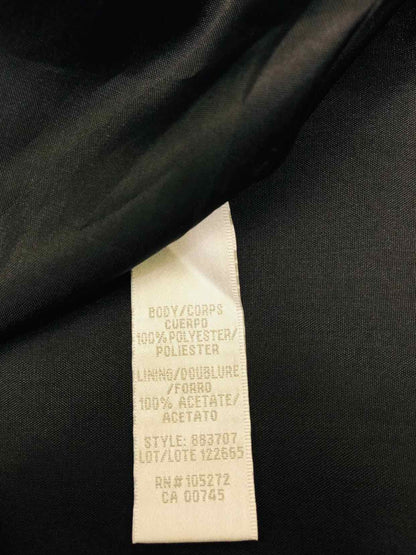 THEIA Black Multicolor Size US 6 Long Dress