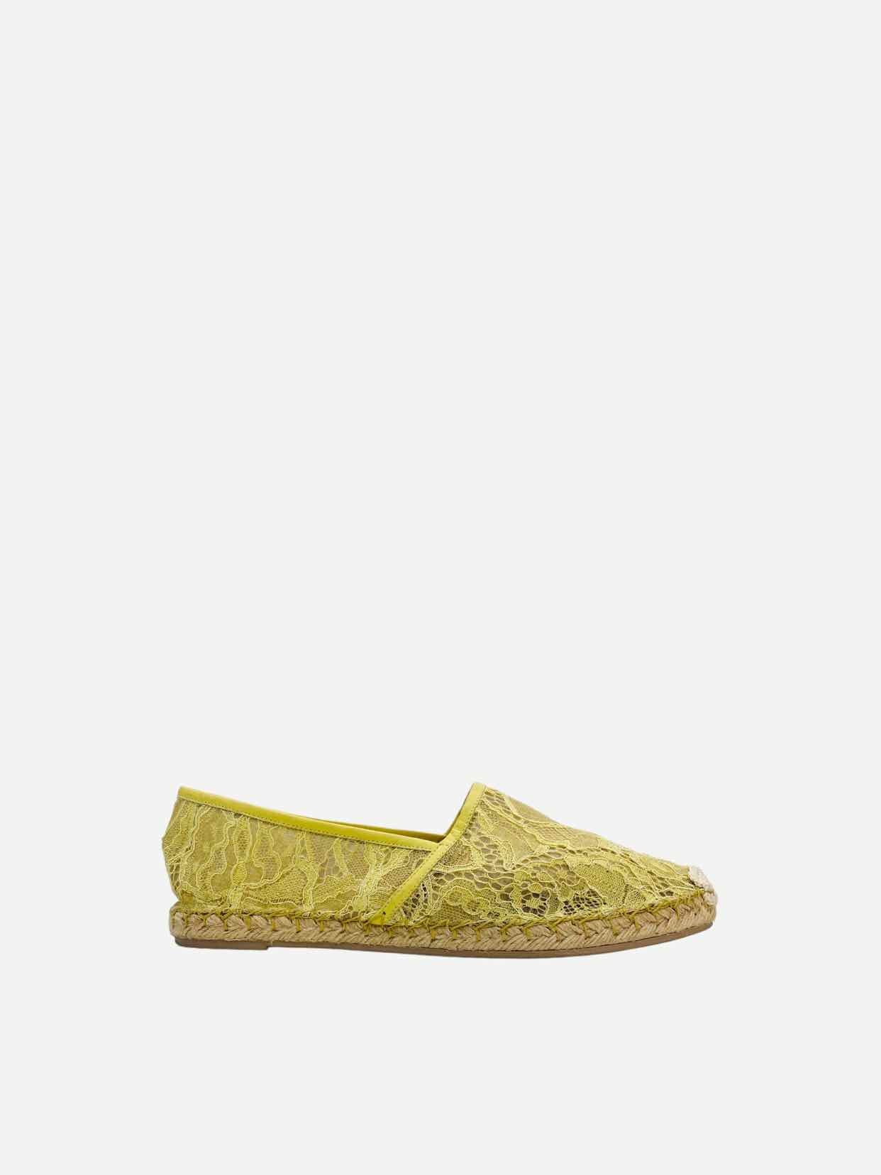 VALENTINO Espadrille Yellow Flats