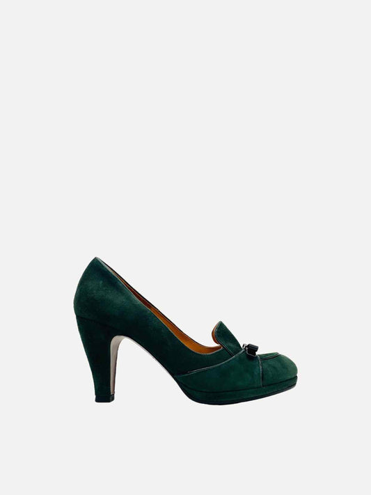 CHIE MIHARA Loafer Green Pumps 37