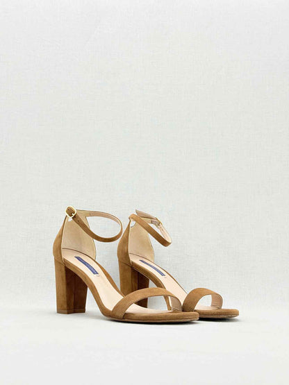 STUART WEITZMAN Brown Size EU 38 Heeled Sandals
