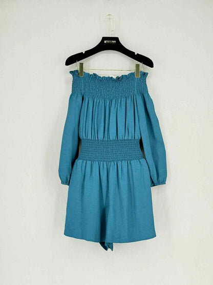 MAJE Ilanda Blue Size US 4 Playsuit