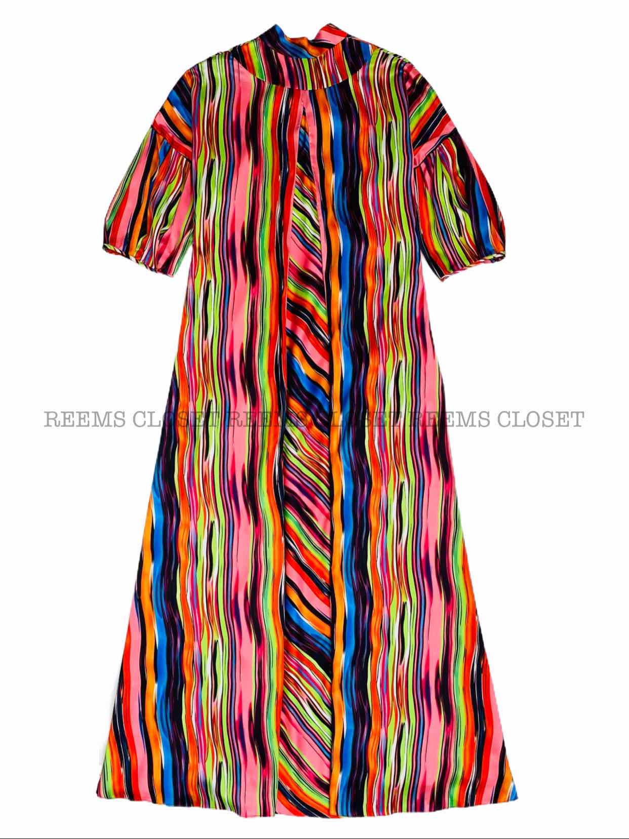 ISSA Multicolor Printed Long Dress