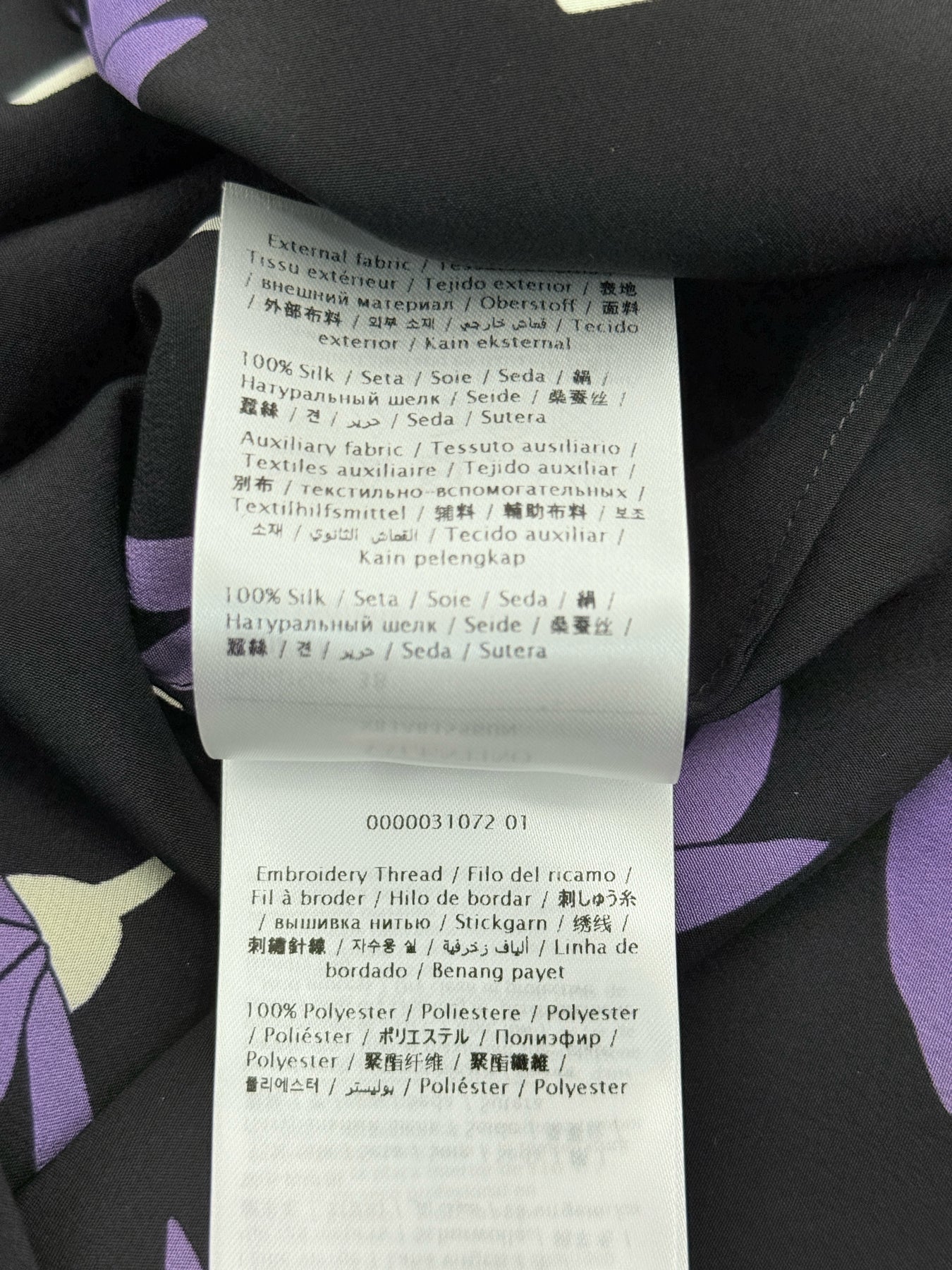 VALENTINO Black & Purple Size US 2/4 Outfit Set