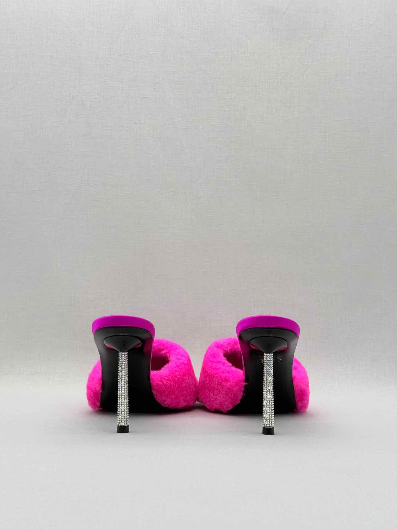 LE SILLA Pink Embellished heels Size EU 41 Mules