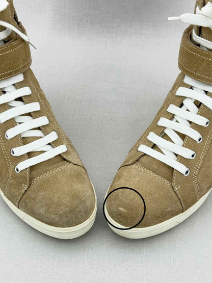 PRADA Beige Suede EU Shoe Size 38.5 Ankle Boots