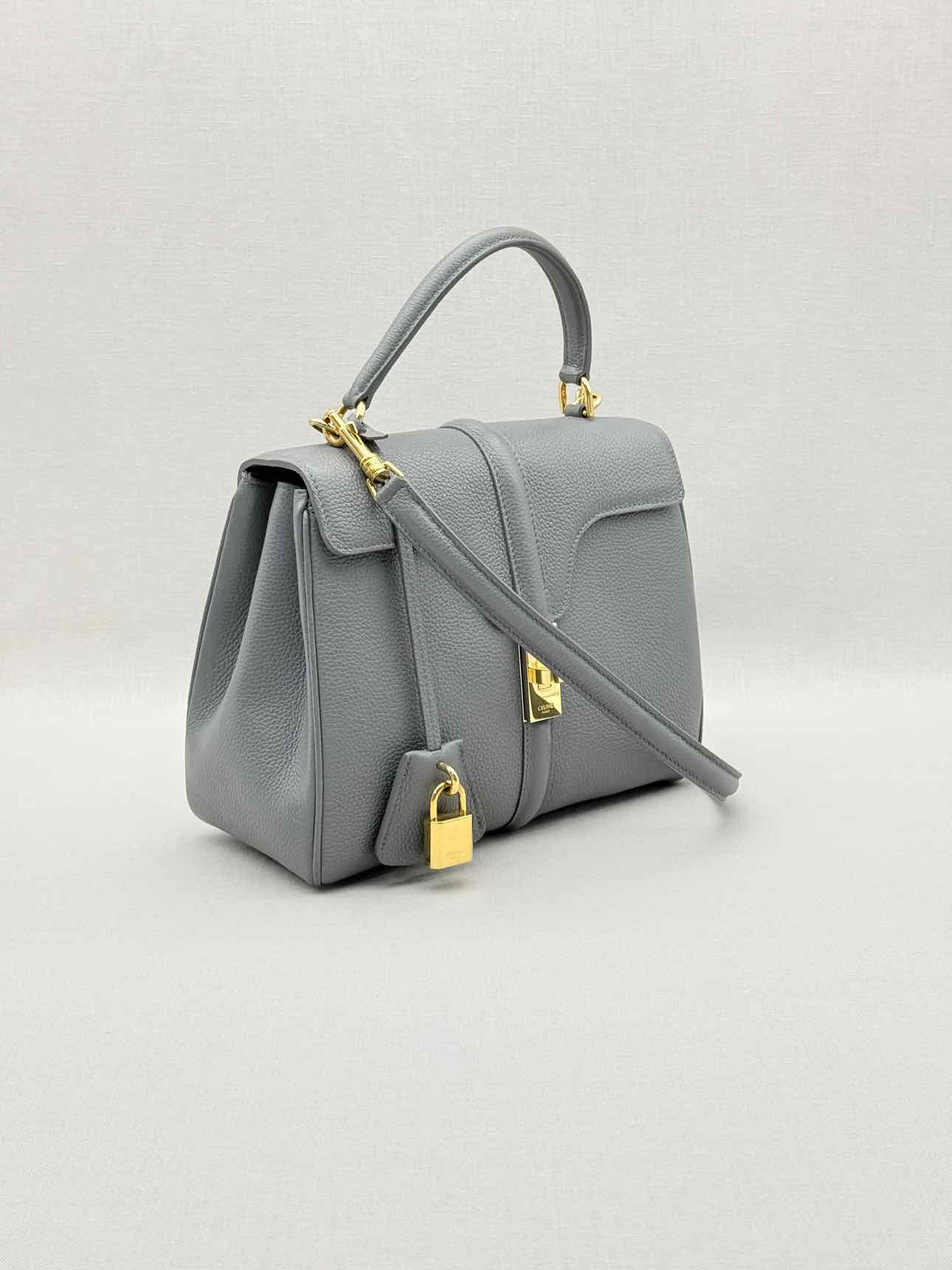 CELINE 16 Grey Top Handle