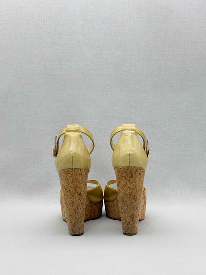 JIMMY CHOO Pela Yellow Size EU 41 Wedges