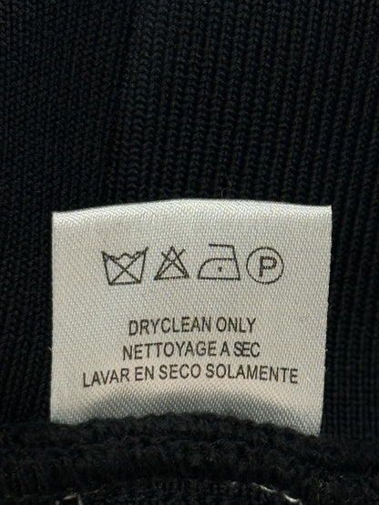 HERVE LEGER Black & Burgundy Size Small Short Dress