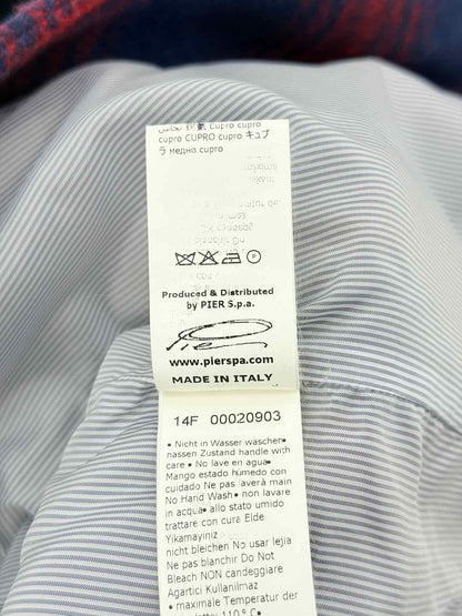BAND OF OUTSIDERS Red & Blue Check Size US 2 Coat