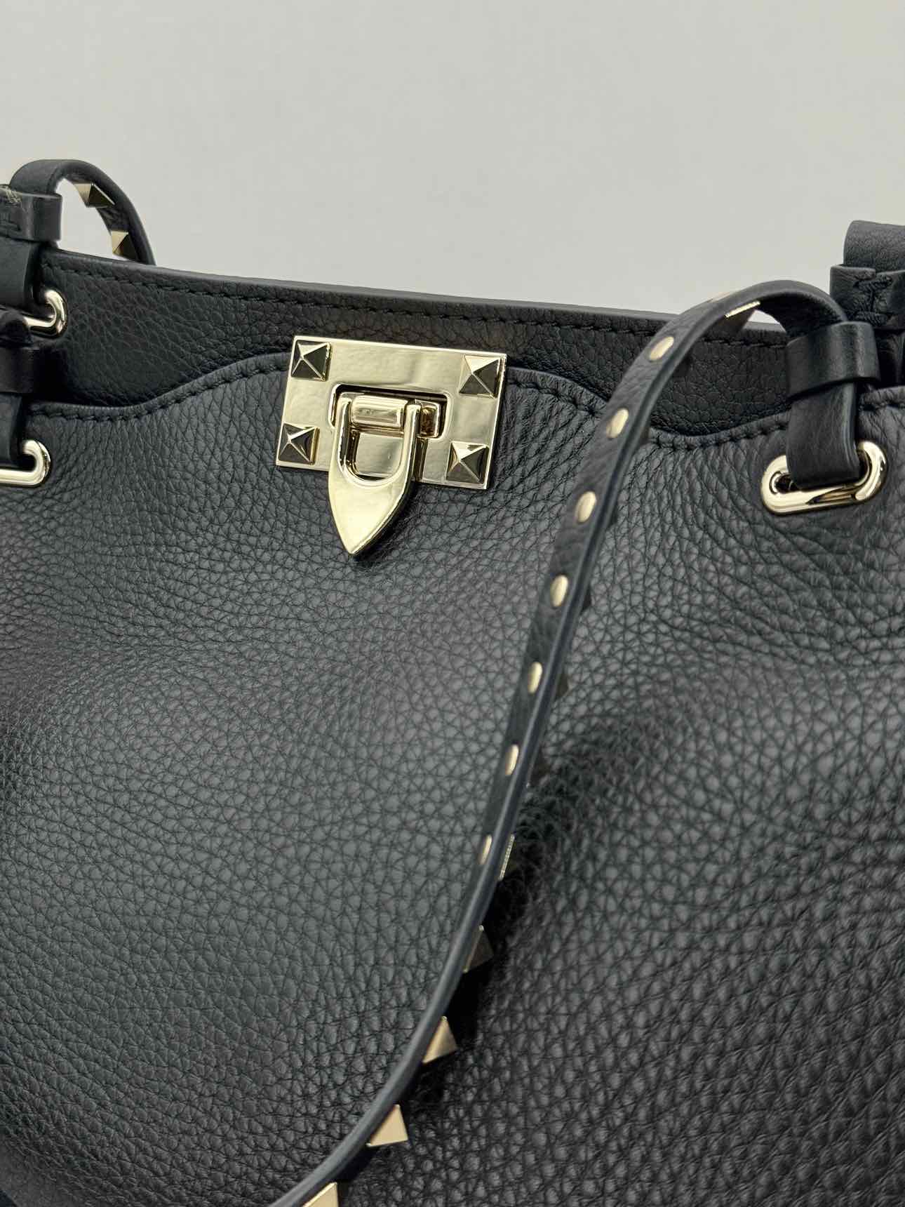 VALENTINO Rockstud Black Tote Bag
