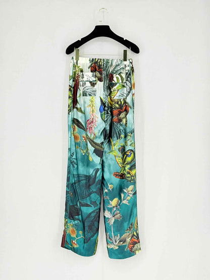 FOR RESTLESS SLEEPERS Blue Multicolor Size XSmall Pants