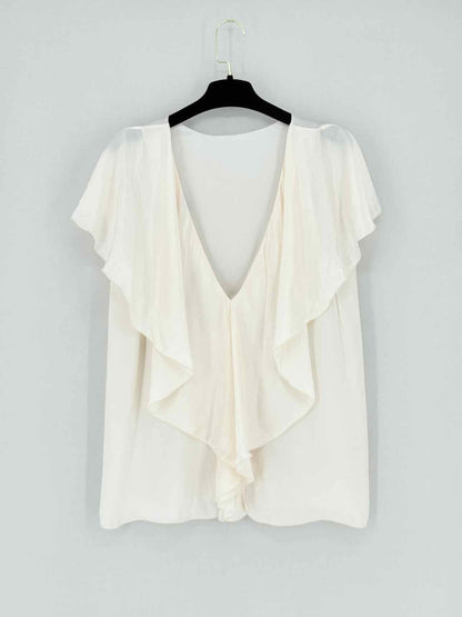 LANVIN Loose Fit Beige & Black Size US 4 Outfit Set