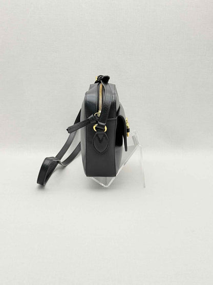 GUCCI Horsebit 1955 Black Shoulder Bag