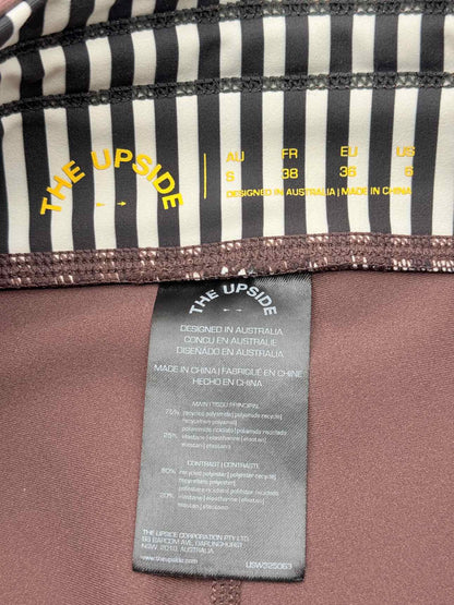 THE UPSIDE Exercise Brown Print Top & Pants Outfit