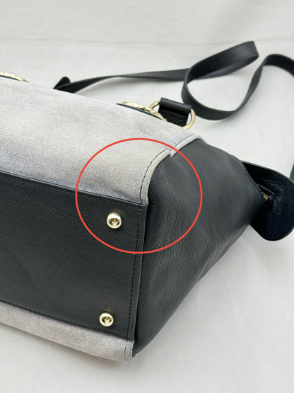 SEE BY CHLOE Paige Grey & Black Shoulder Bag