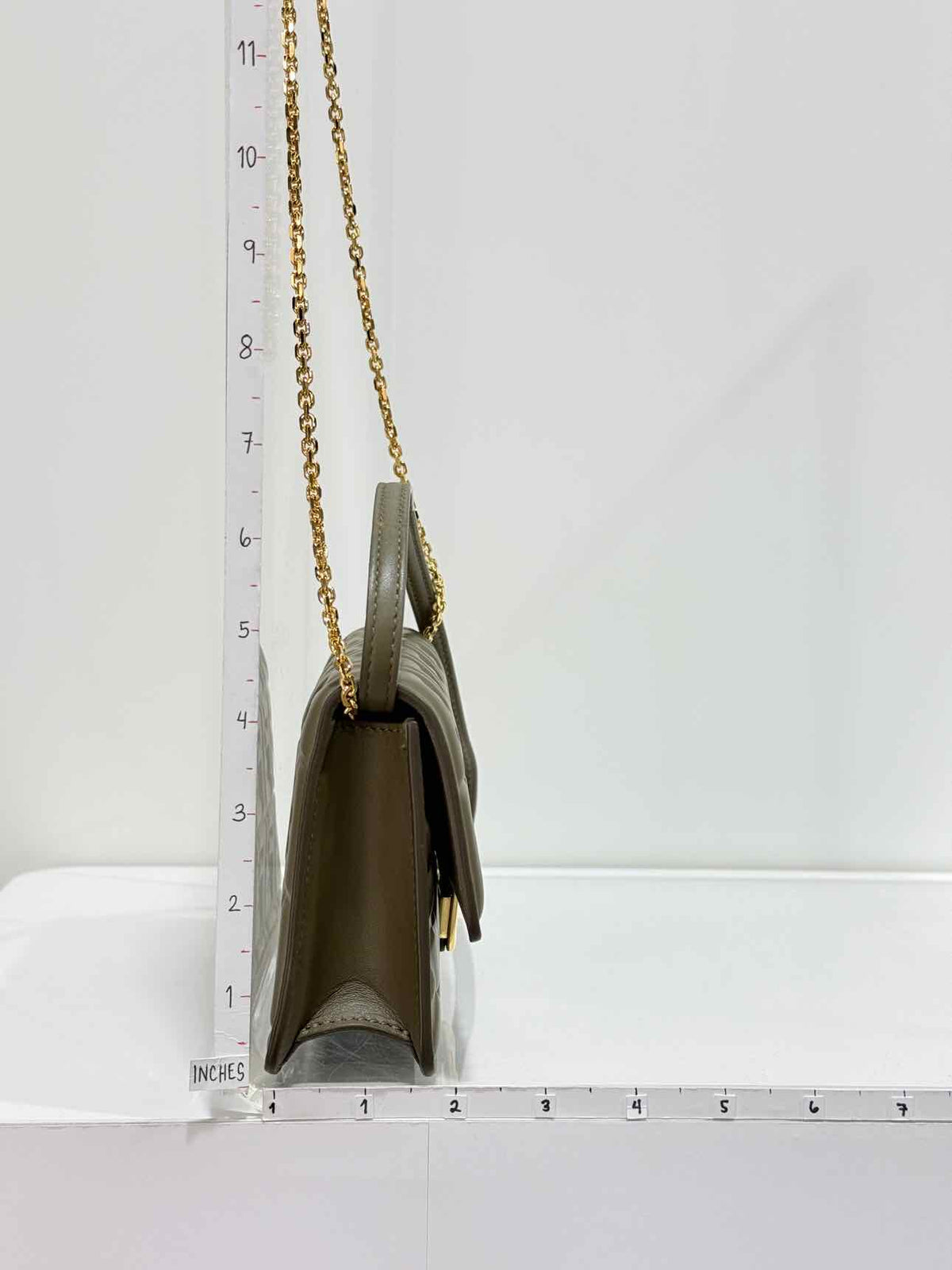 FENDI WOC Khaki FF Embossed Crossbody