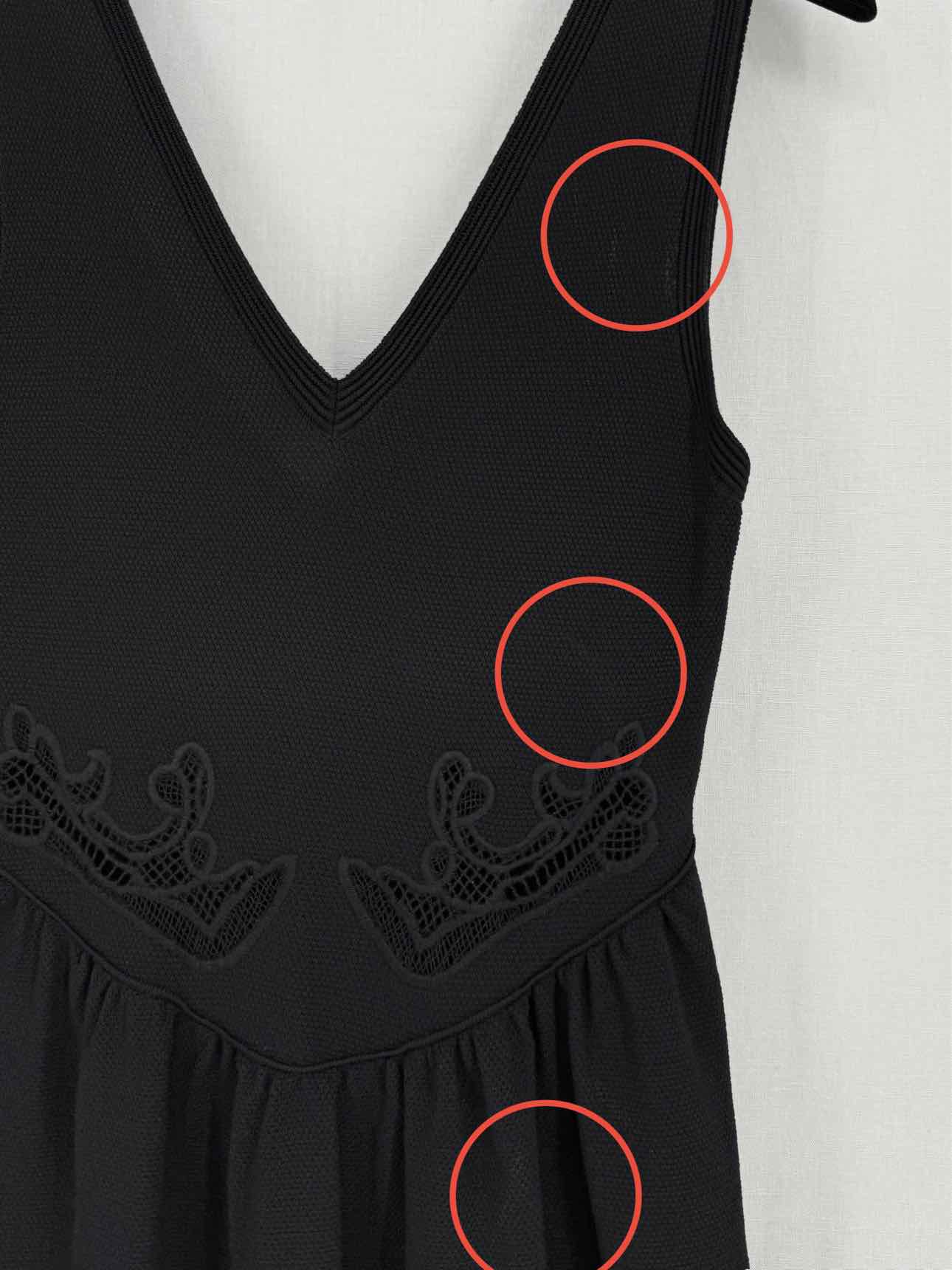 SANDRO Black Size US 4 Short Dress
