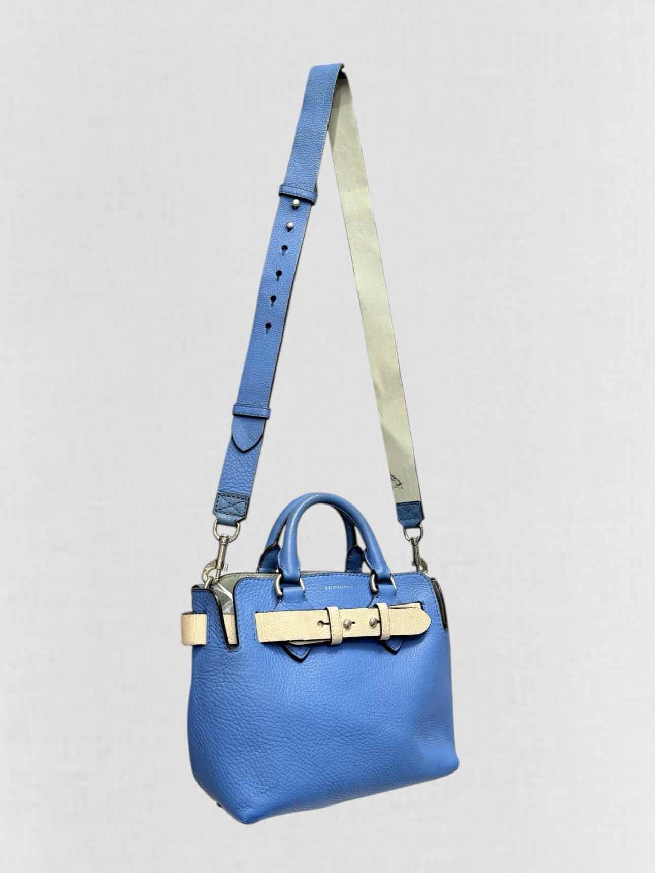 BURBERRY The Belt Blue Top Handle