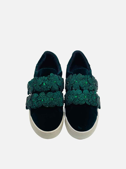 SUE COMMA BONNIE Dark Green Sneakers 36