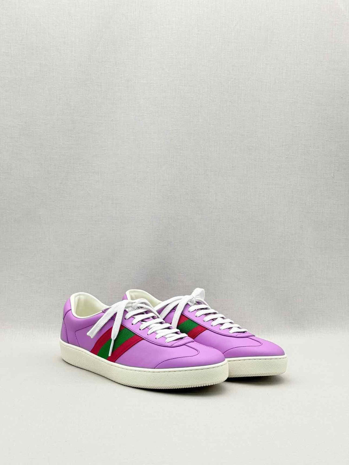 GUCCI G74 Purple Web Stripe Size EU 38 Sneakers