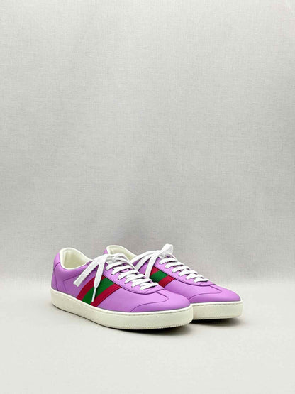 GUCCI G74 Purple Web Stripe Size EU 38 Sneakers