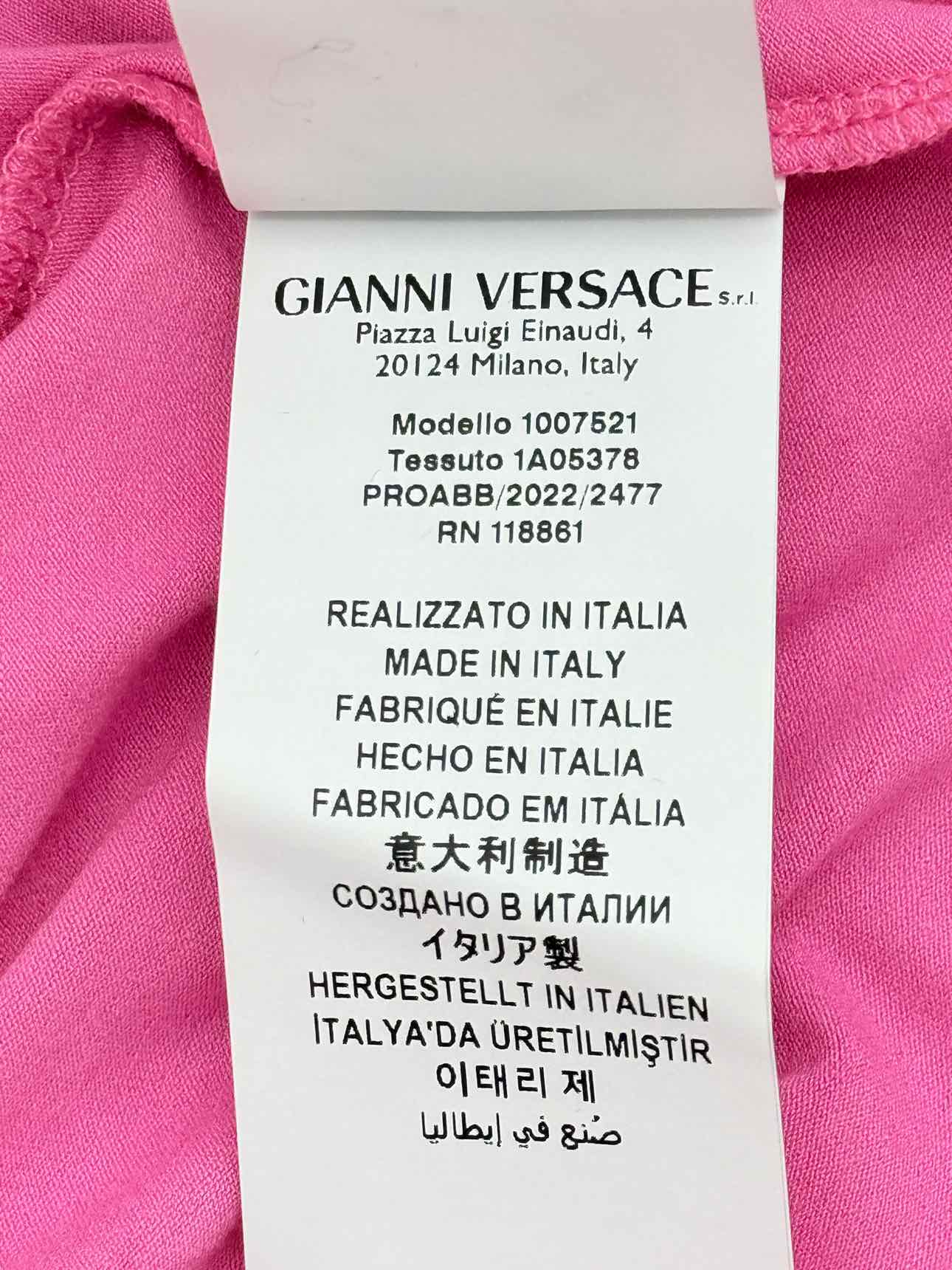 VERSACE Pink Size US 0 T-shirt