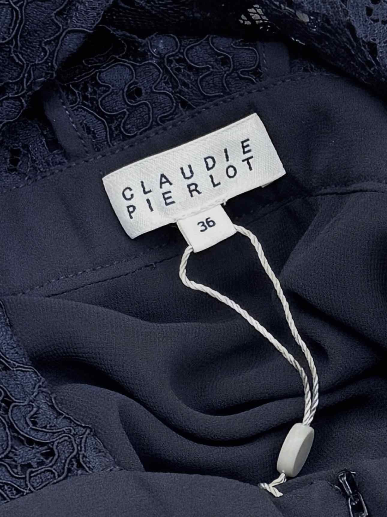 CLAUDIE PIERLOT Navy Blue Size US 0 Short Dress