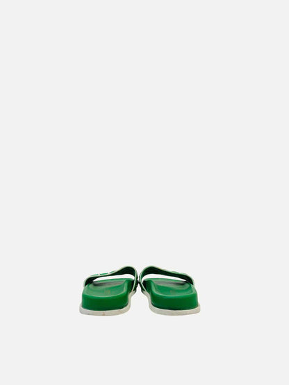 VALENTINO Rockstud Green Slides