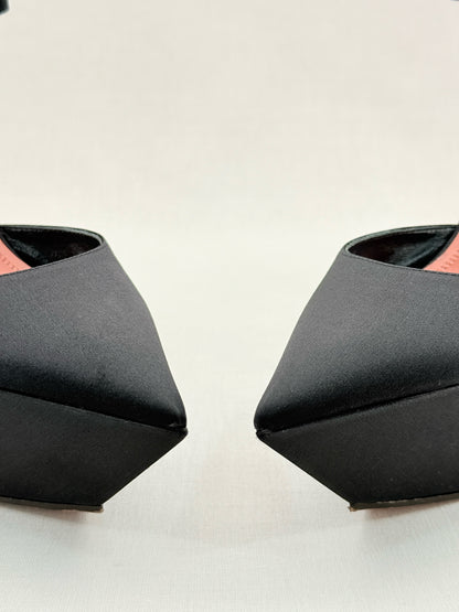 AMINA MUADDI Angelica Black Size EU 36.5 Pumps