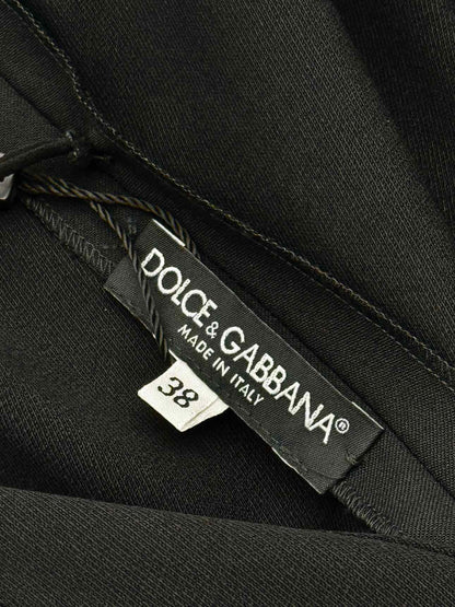 DOLCE & GABBANA Black Size US 2 Short Dress