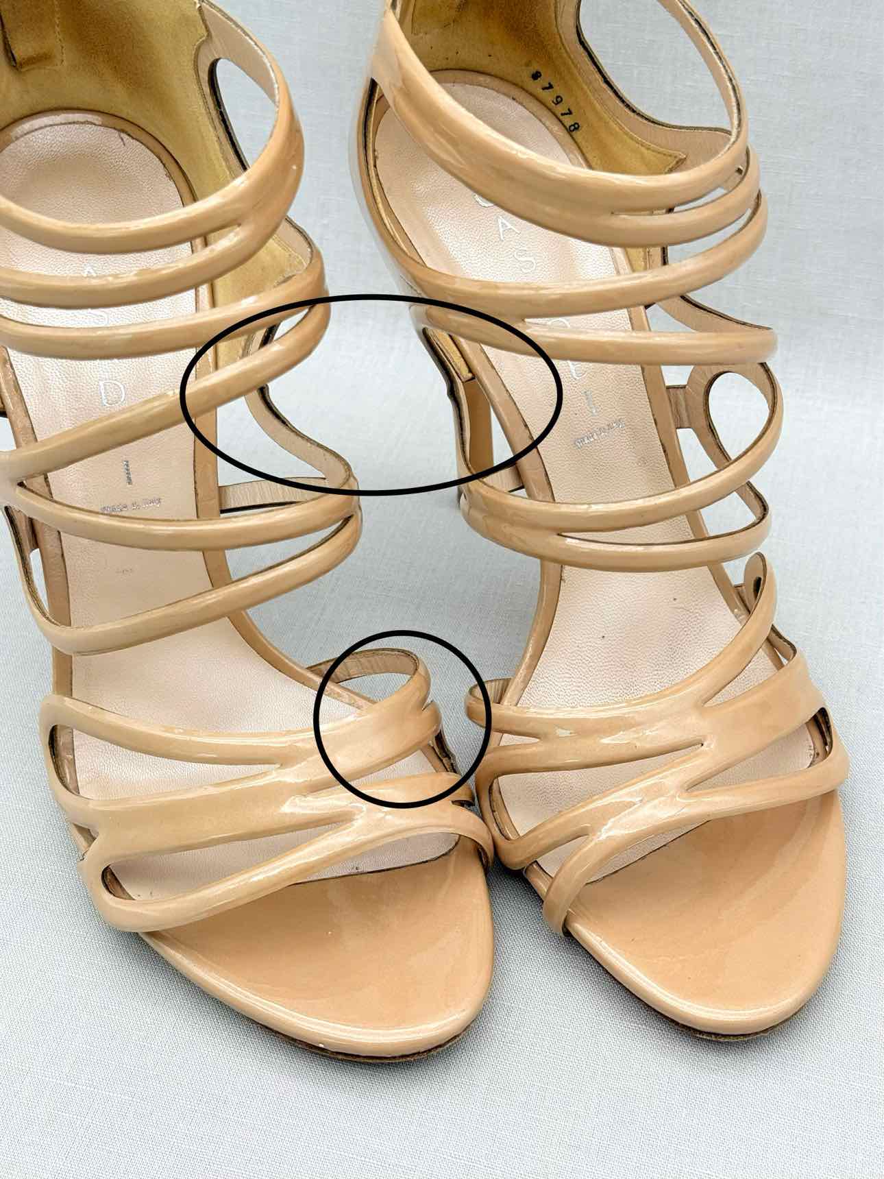 CASADEI Infinity Blade Beige Size EU 40 Heeled Sandals