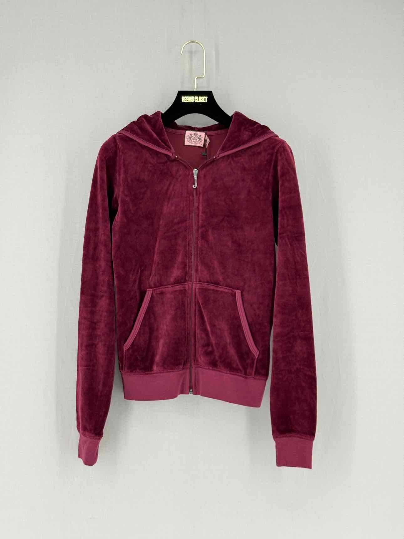 JUICY COUTURE Burgundy Size Small/Medium Tracksuit Set